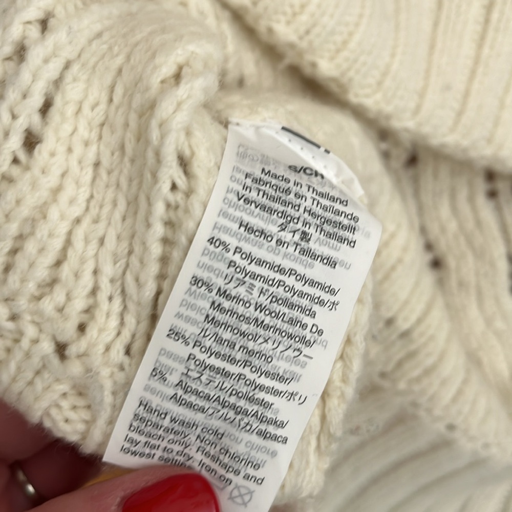 Madewell Stitch Mix Mock Neck Sweater - Picture 10 of 14